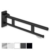 HEWI System 900 - 750mm Hinged Support Rail Duo Design A, w/ TRH & OPT Leg - Choice of Finish